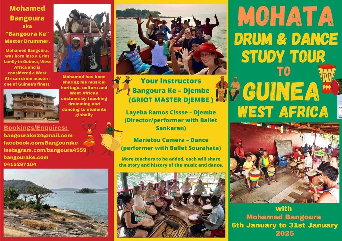 Guinea djembe study tour
